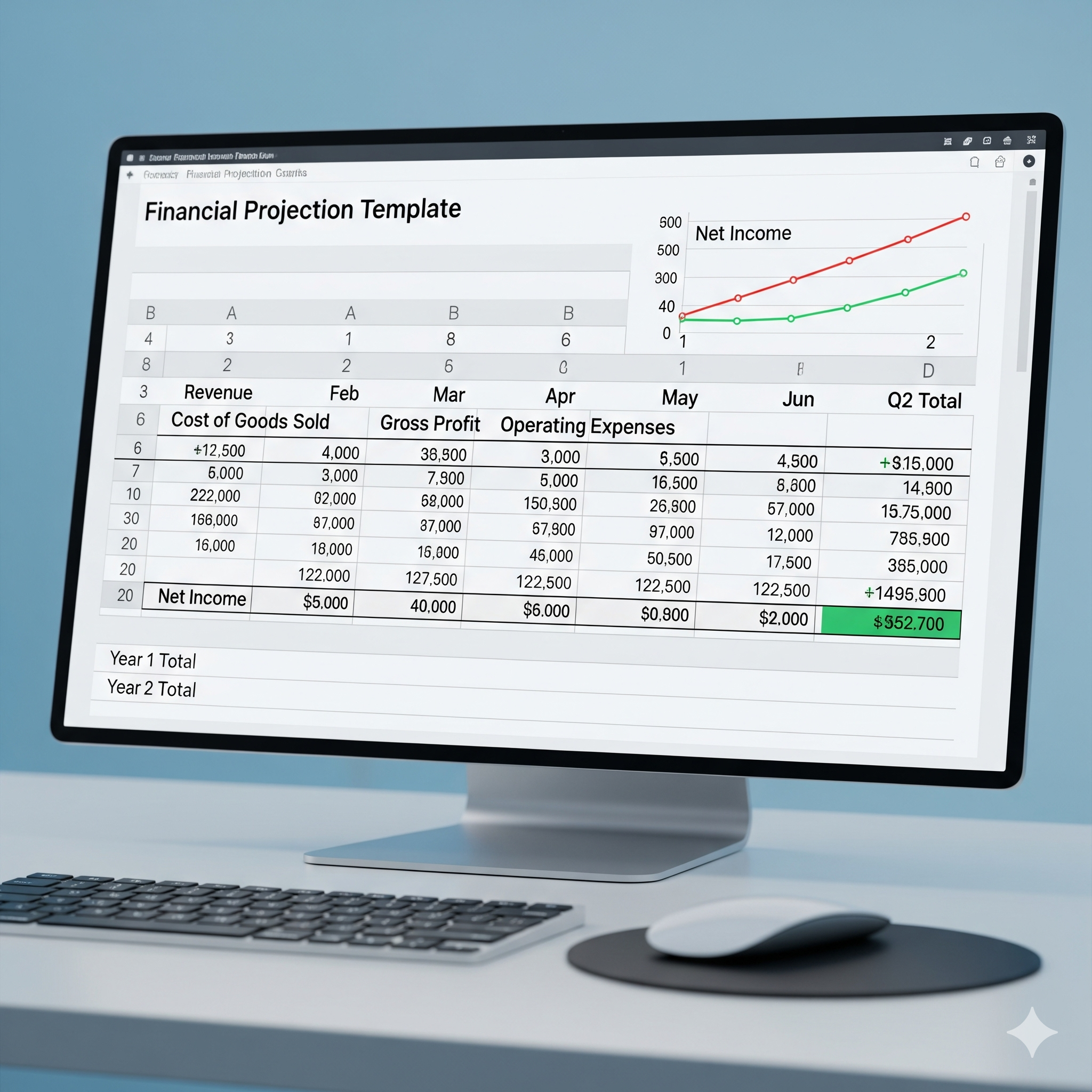 Financial Projection Template